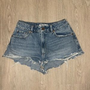 Garage denim jeans, size 3 or 26 mini festival style